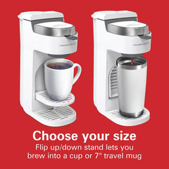 The Scoop® Single-Serve Coffee Maker, White