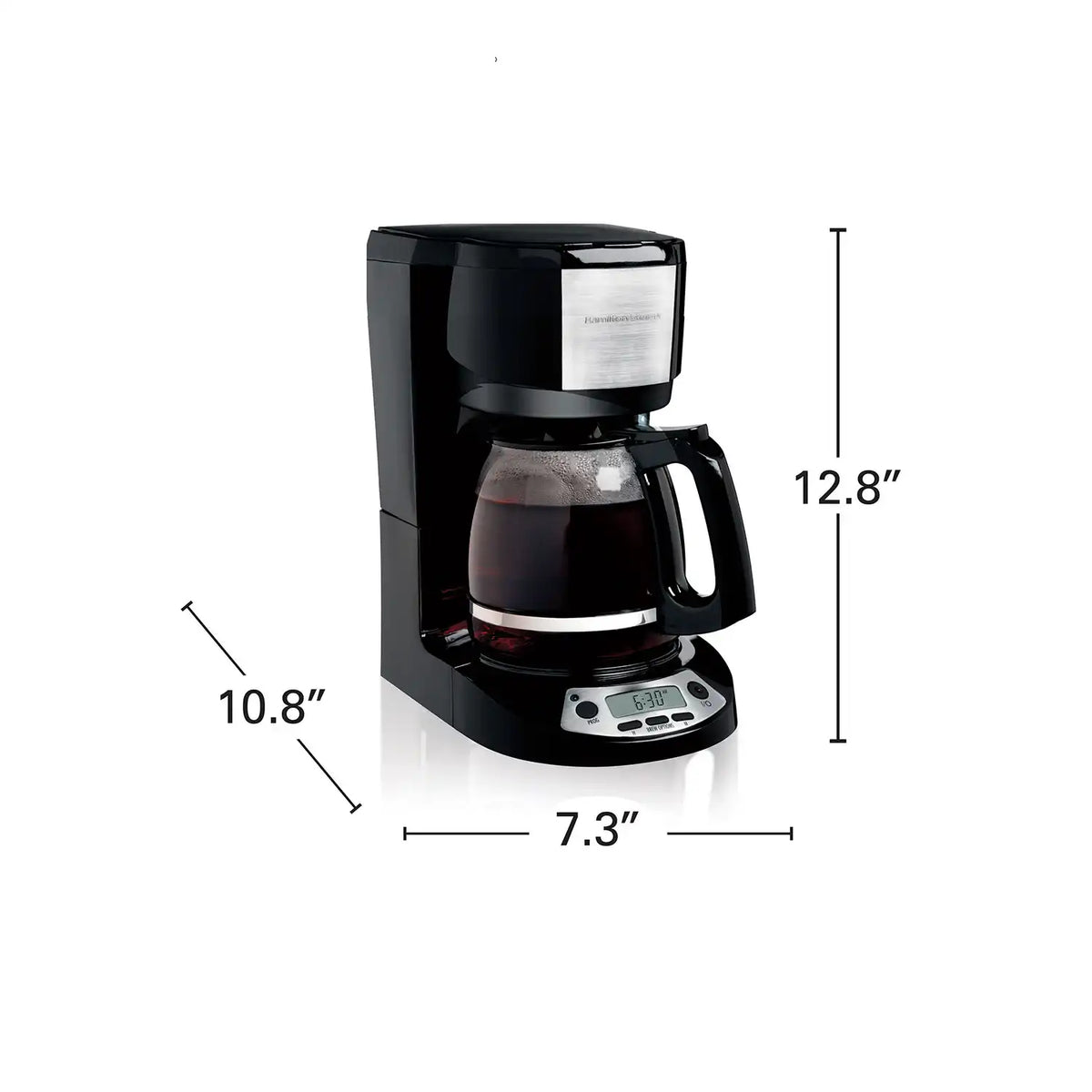 12 Cup Programmable Coffee Maker with 3 Settings