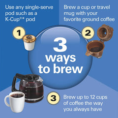 FlexBrew® Trio Coffee Maker, Black Stainless