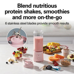 Blend Now™ Portable Cordless Blender, Rose