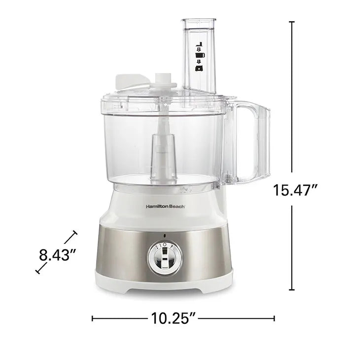 Hamilton Beach® Bowl Scraper Food Processor, 10 Cup Capacity, White, 70733