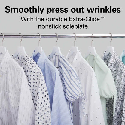 Steam Iron with Extra-Glide™ Soleplate