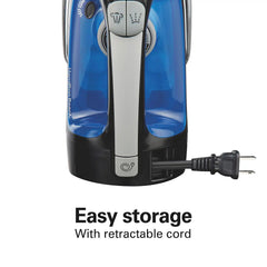 Retractable Cord Iron with Stainless Steel Soleplate