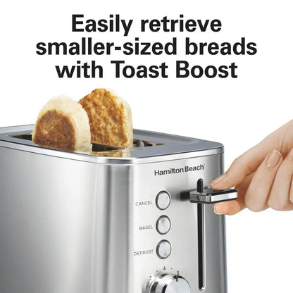 Luxe Stainless Steel 2 Slice Toaster