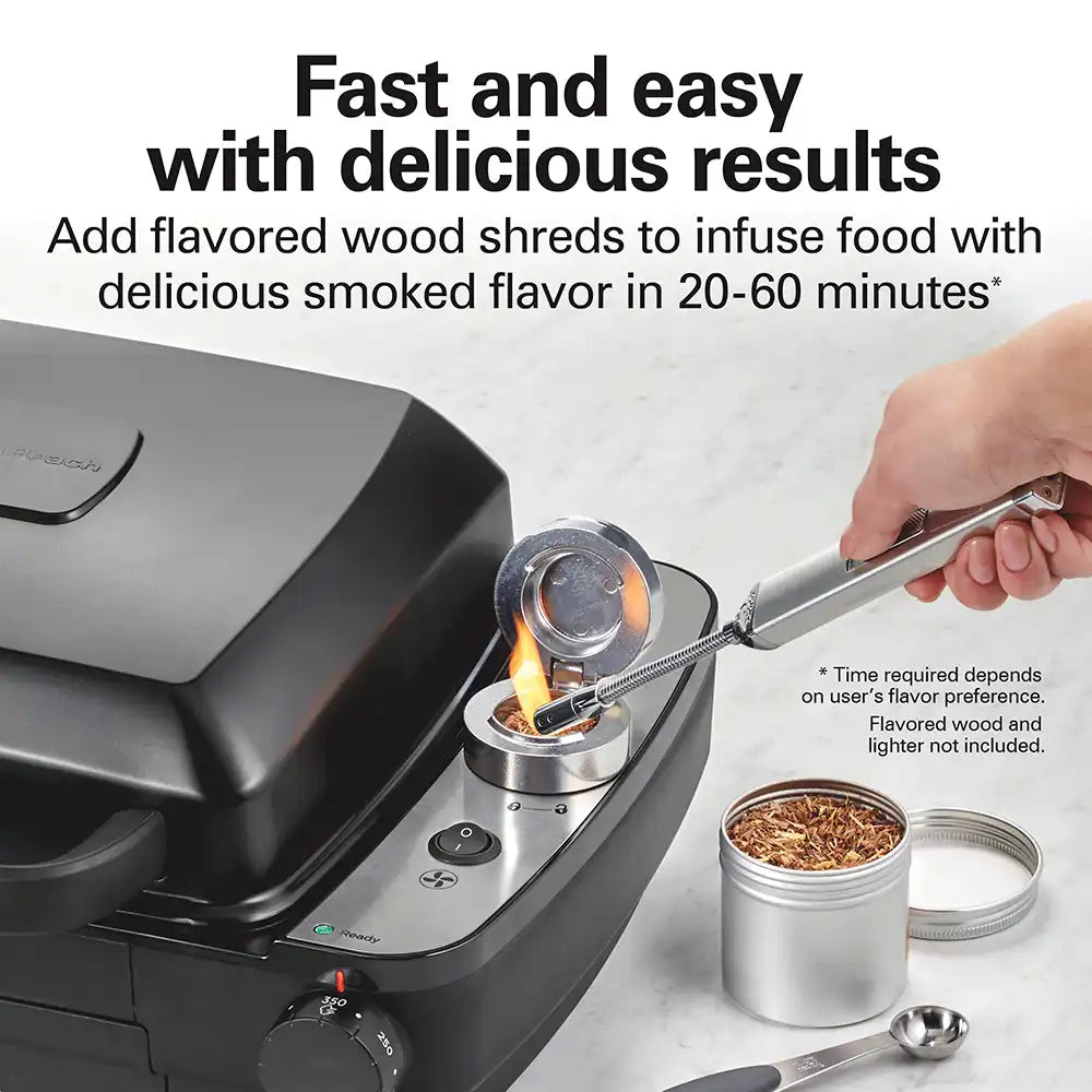 Indoor Searing Grill with Hot/Cold Smoke Infuser