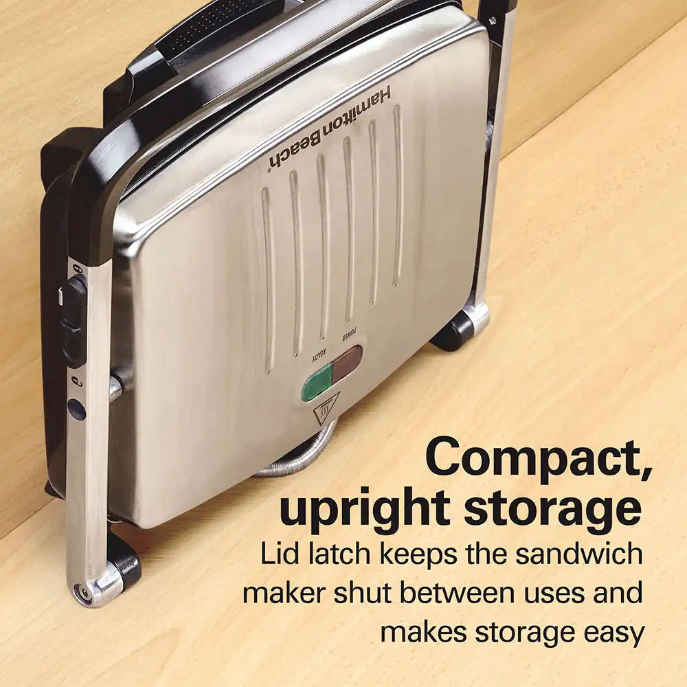 Panini Press & Indoor Grill, Stainless Steel
