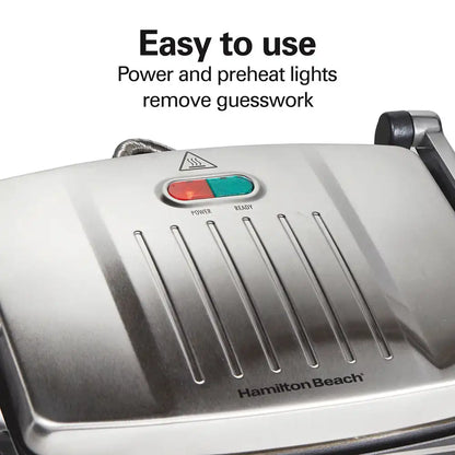 Panini Press & Indoor Grill, Stainless Steel