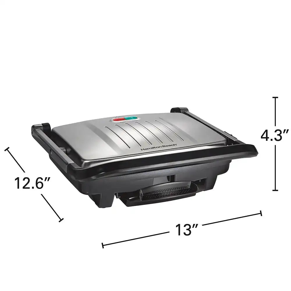 Panini Press & Indoor Grill, Stainless Steel