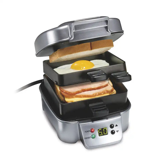 Sandwich Stacker™ Hot Sandwich Maker, Silver