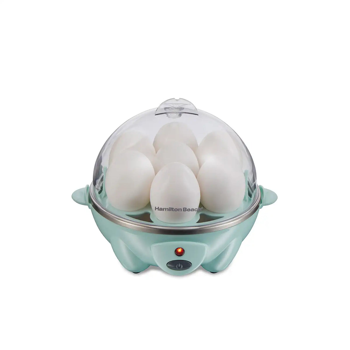 3-in-1 Egg Cooker with 7 Egg Capacity, Teal