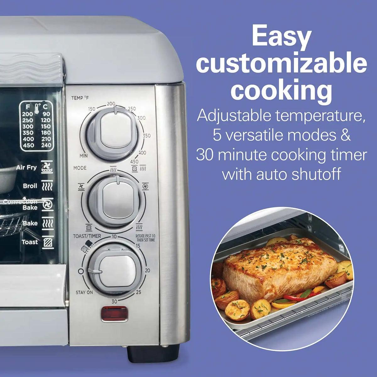 Air Fryer Toaster Oven with Quantum Air Fry™ Technology