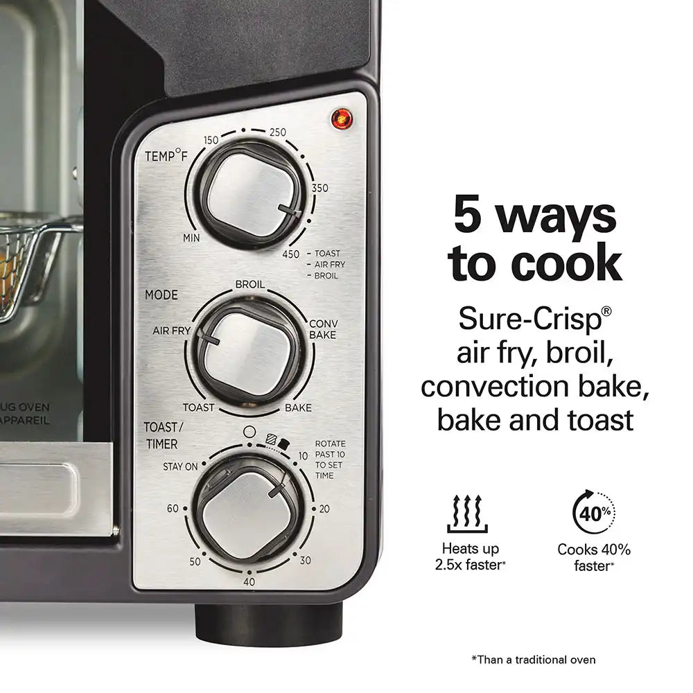 Easy View XL Toaster Oven with Sure-Crisp® Air Fry