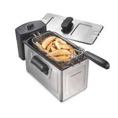 Deep Fryer, 2.8 Liters/12 Cup Food Capacity, Black