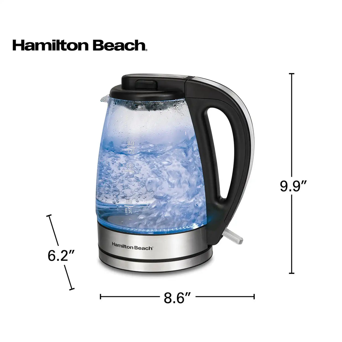 1.7 Liter Glass Electric Kettle