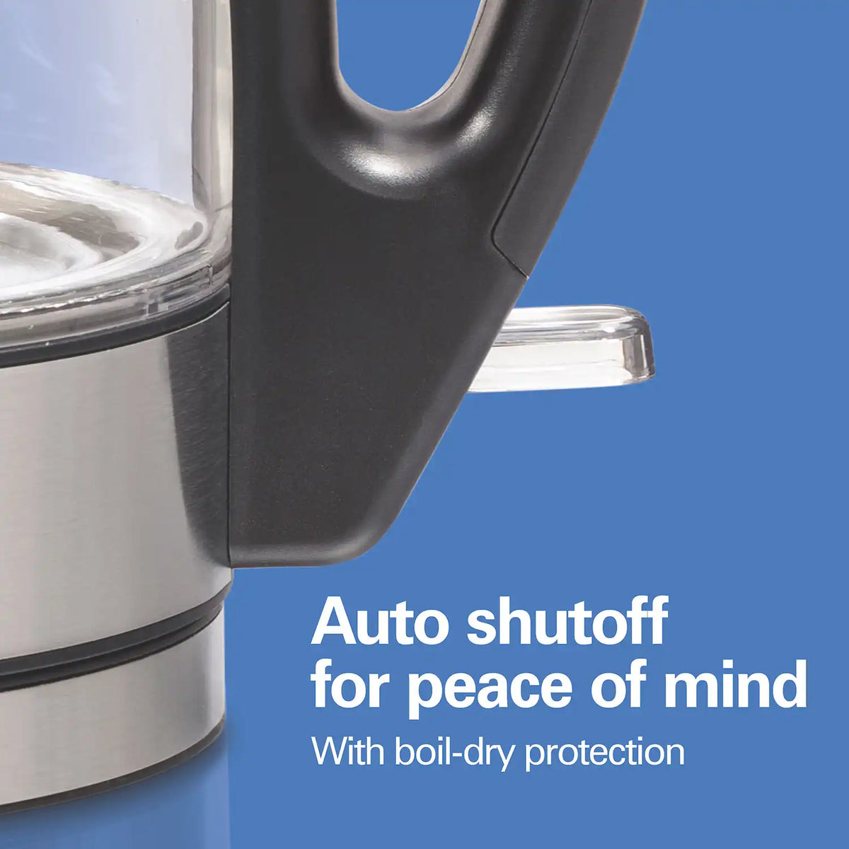 Compact 1 Liter Glass Kettle
