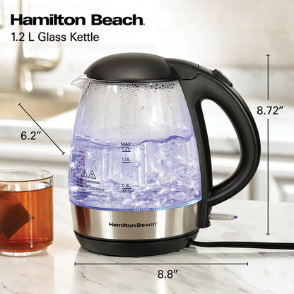 1.2 Liter Compact Glass Kettle