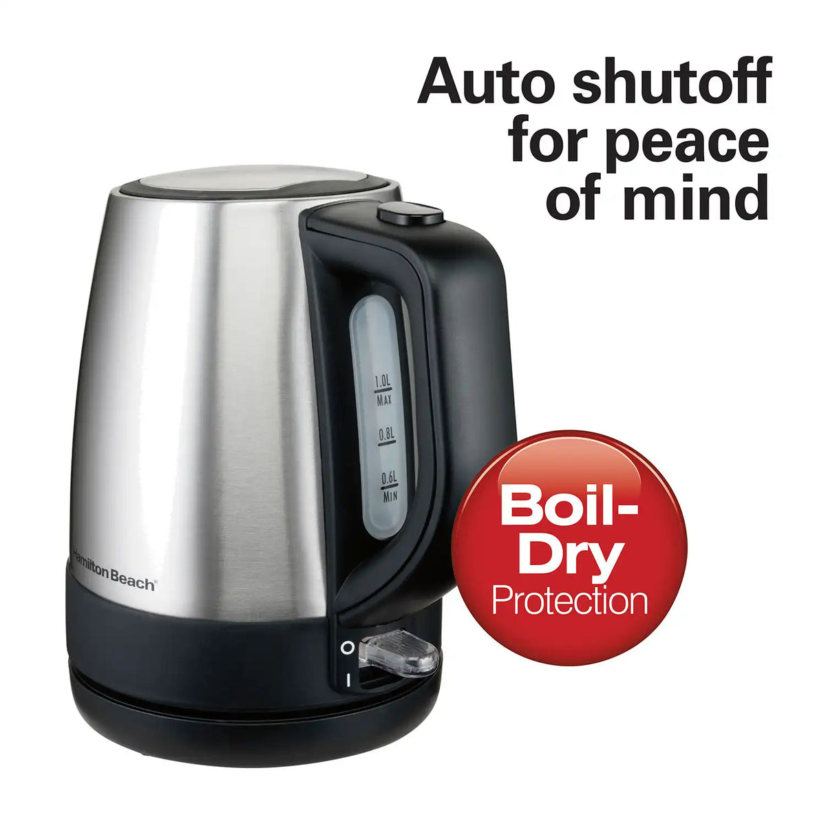 Recertified 1 Liter Stainless Steel Electric Kettle
