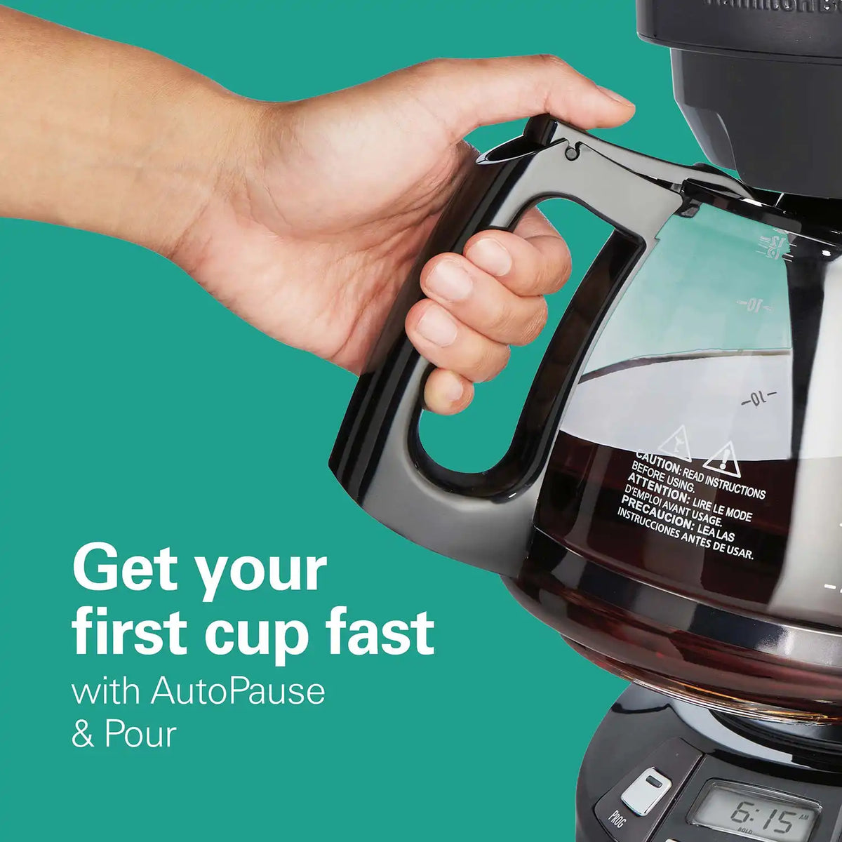 Black Stainless Coffee Maker