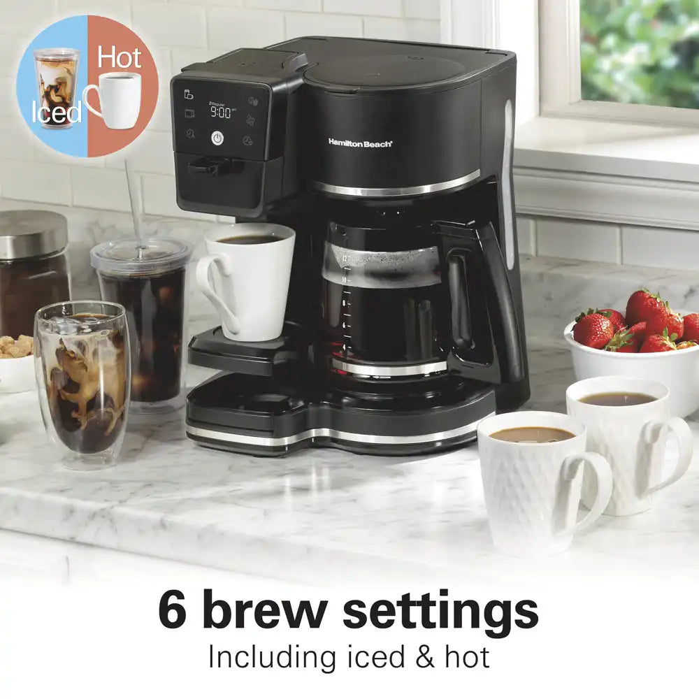 2-Way Programmable Coffee Maker, Black