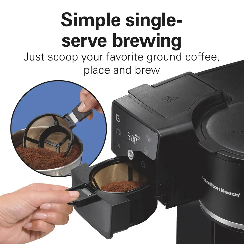 2-Way Programmable Coffee Maker, Black