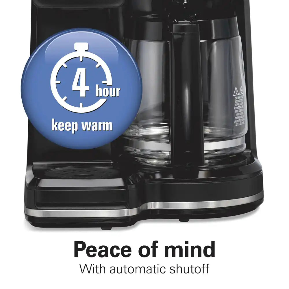 2-Way Programmable Coffee Maker, Black