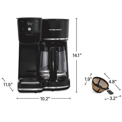 2-Way Programmable Coffee Maker, Black