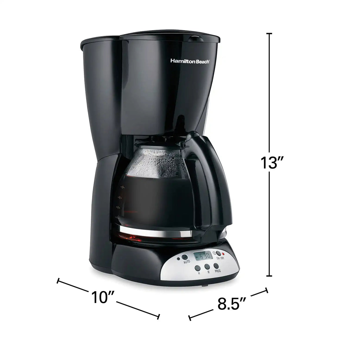 12 Cup Programmable Coffee Maker for Cone Filters