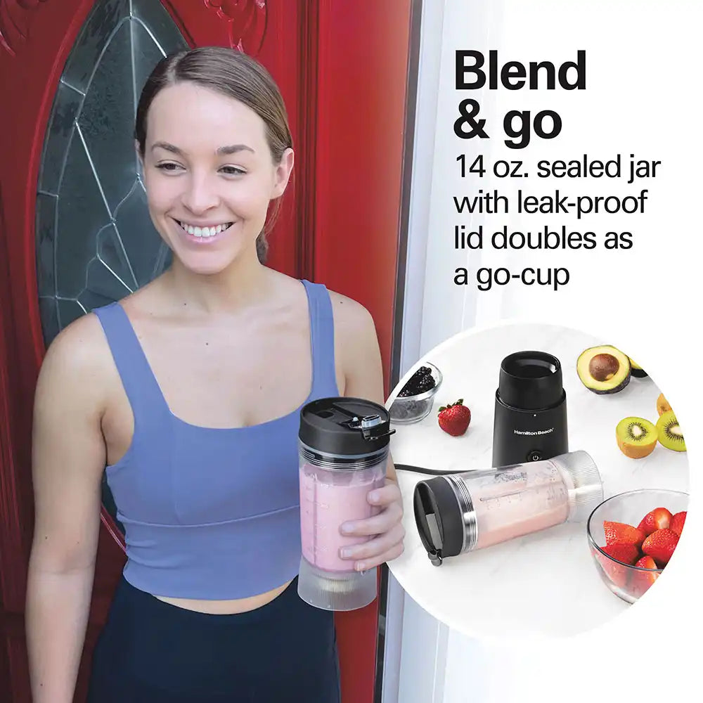 Personal Blender with Leak-Proof Travel Lid