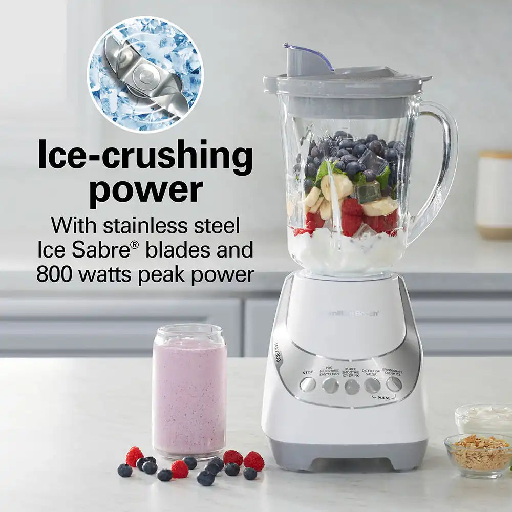 Wave~Action® Quiet Blender, White