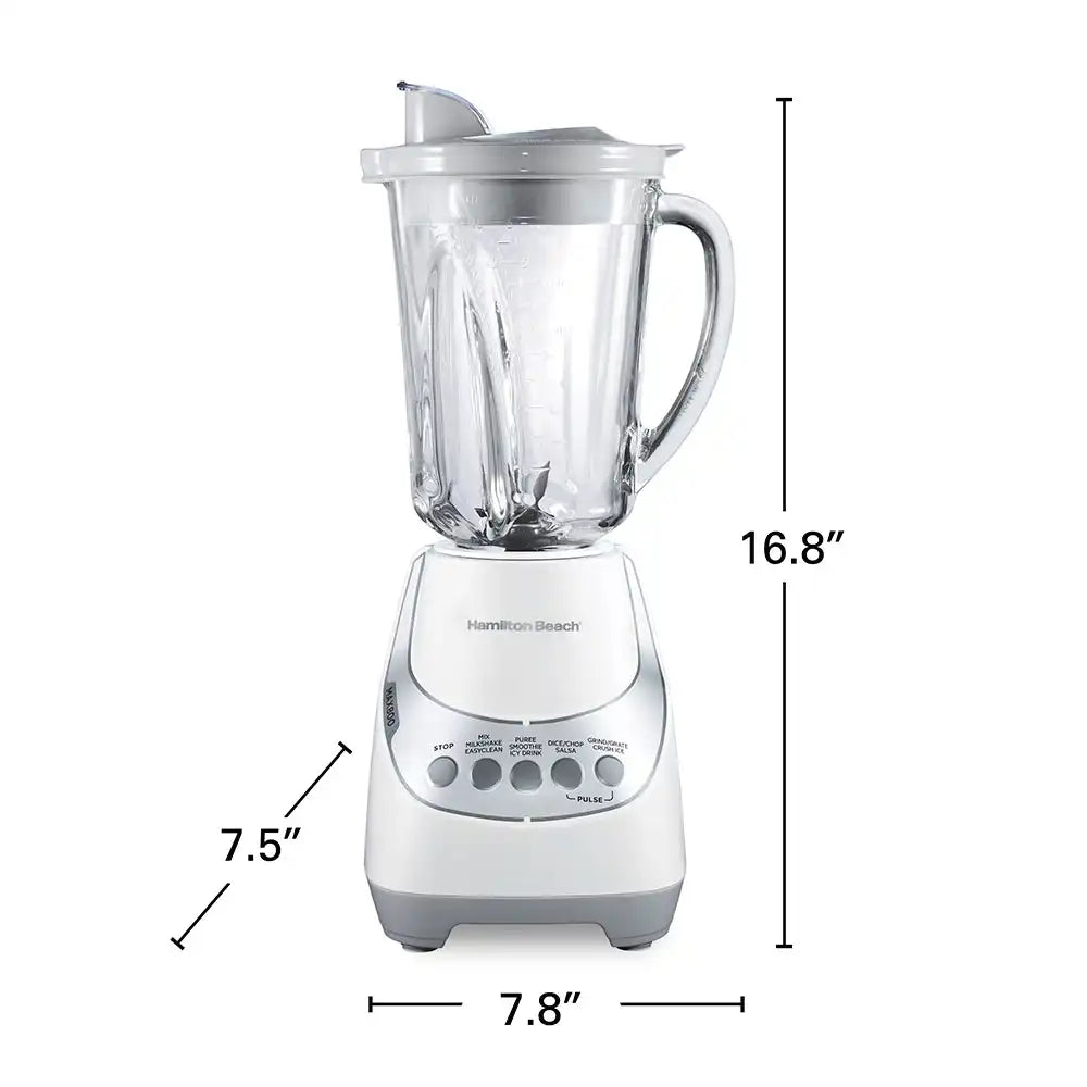 Wave~Action® Quiet Blender, White