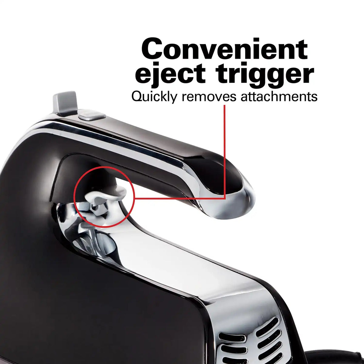 6 Speed Hand Mixer with Pulse and Snap-On Case
