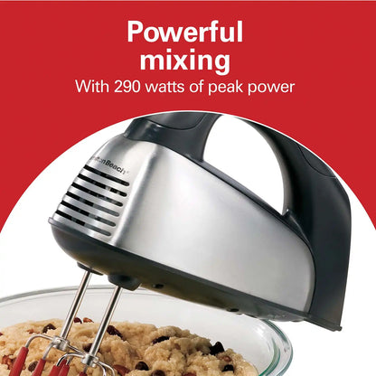 SoftScrape™ 6 Speed Hand Mixer with Case