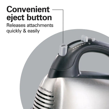SoftScrape™ 6 Speed Hand Mixer with Case