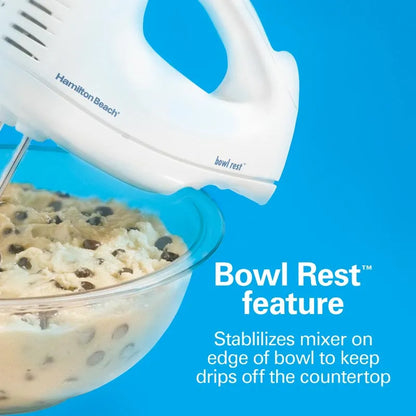 Hand Mixer with Snap-On Case