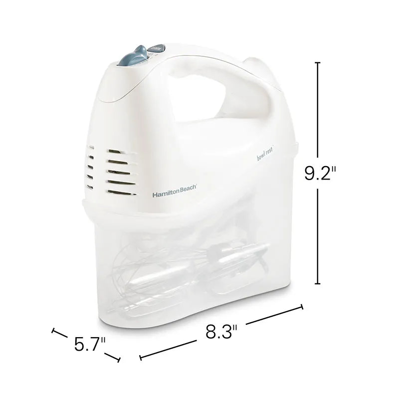 Hand Mixer with Snap-On Case