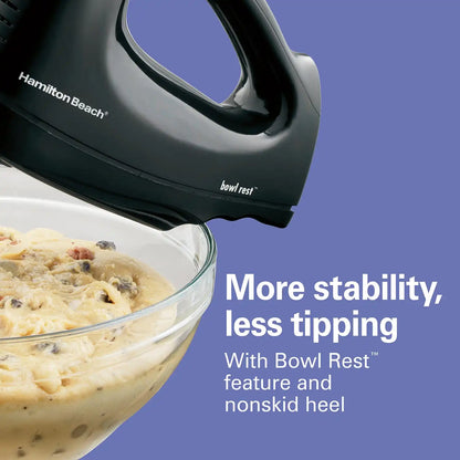 Hand Mixer with Snap-On Case