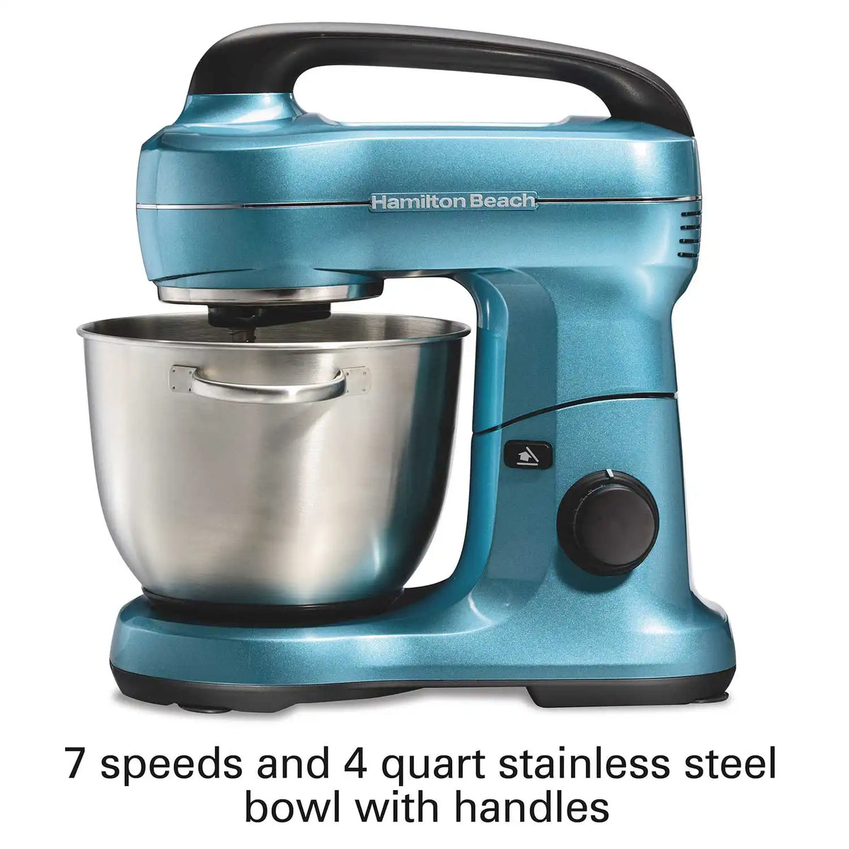 7 Speed Stand Mixer, 4 Quart, Blue
