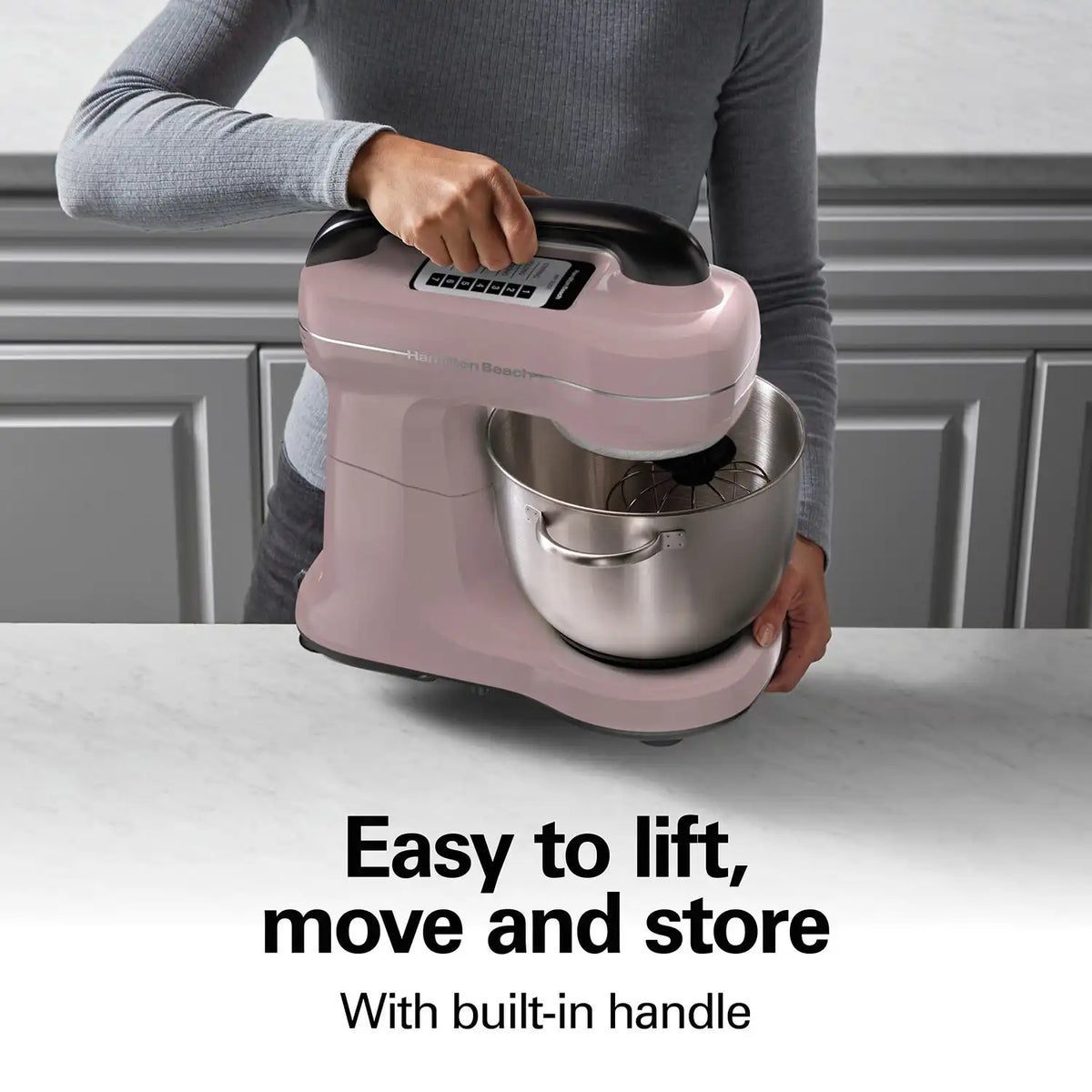 7 Speed Stand Mixer, 4 Quart, Rose