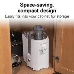 HealthSmart® Compact Juice Extractor, White
