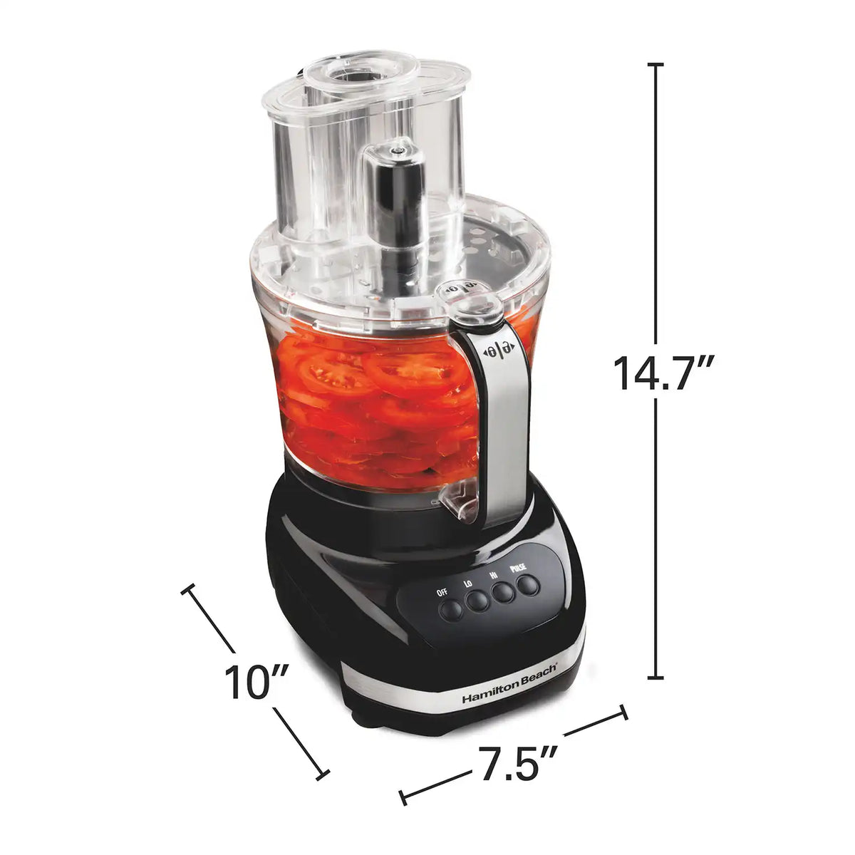 Hamilton Beach® Big Mouth® Duo 12 Cup Food Processor with 4 Cup Mini Bowl, 70580