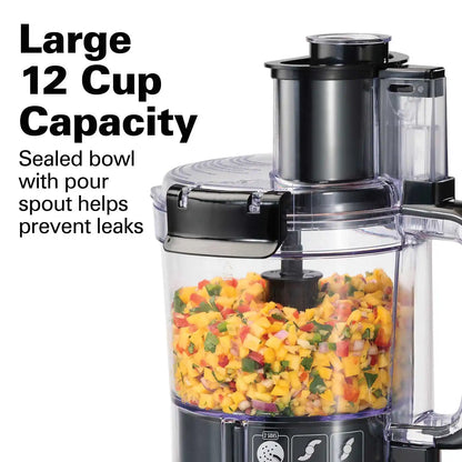 Hamilton Beach® Stack & Snap™ 12-Cup Food Processor, R70727