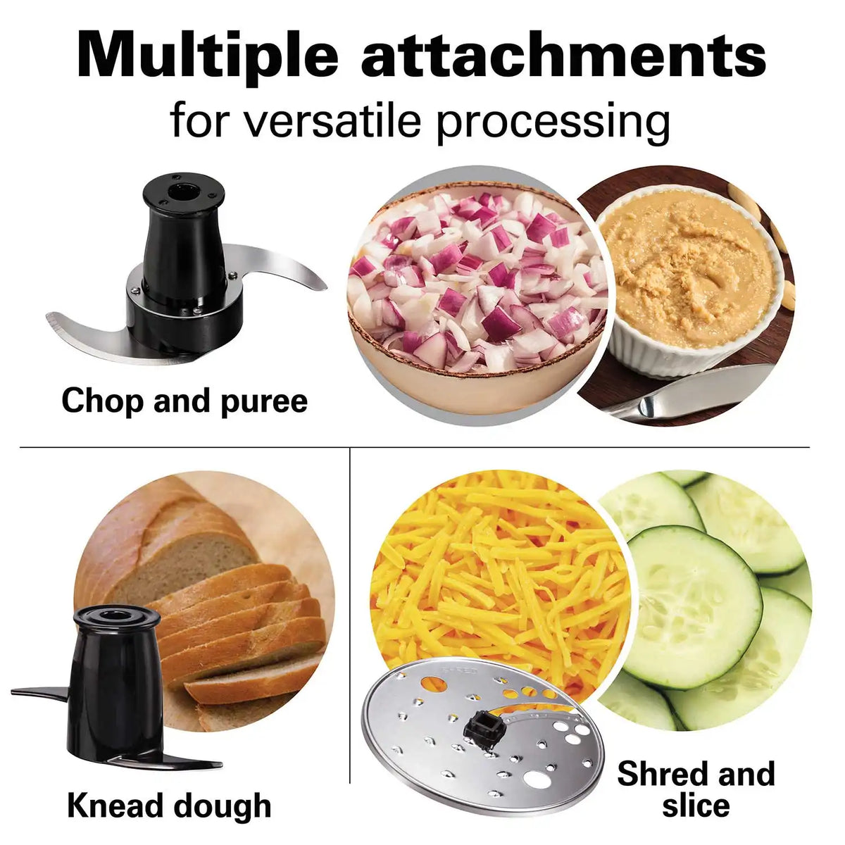 Hamilton Beach® Stack & Snap™ 12-Cup Food Processor, R70727