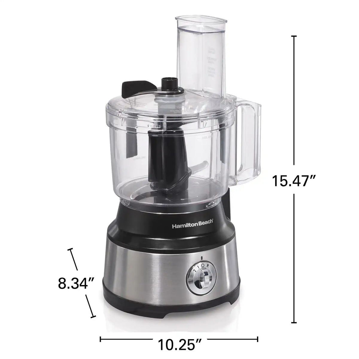 Hamilton Beach® Bowl Scraper Food Processor, 10 Cup Capacity, Black, 70730G