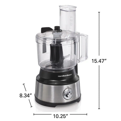 Hamilton Beach® Bowl Scraper Food Processor, 10 Cup Capacity, Black, 70730G