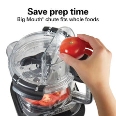 Hamilton Beach® Stack & Snap™ 10-Cup Food Processor with Bowl Scraper, Black, R70822