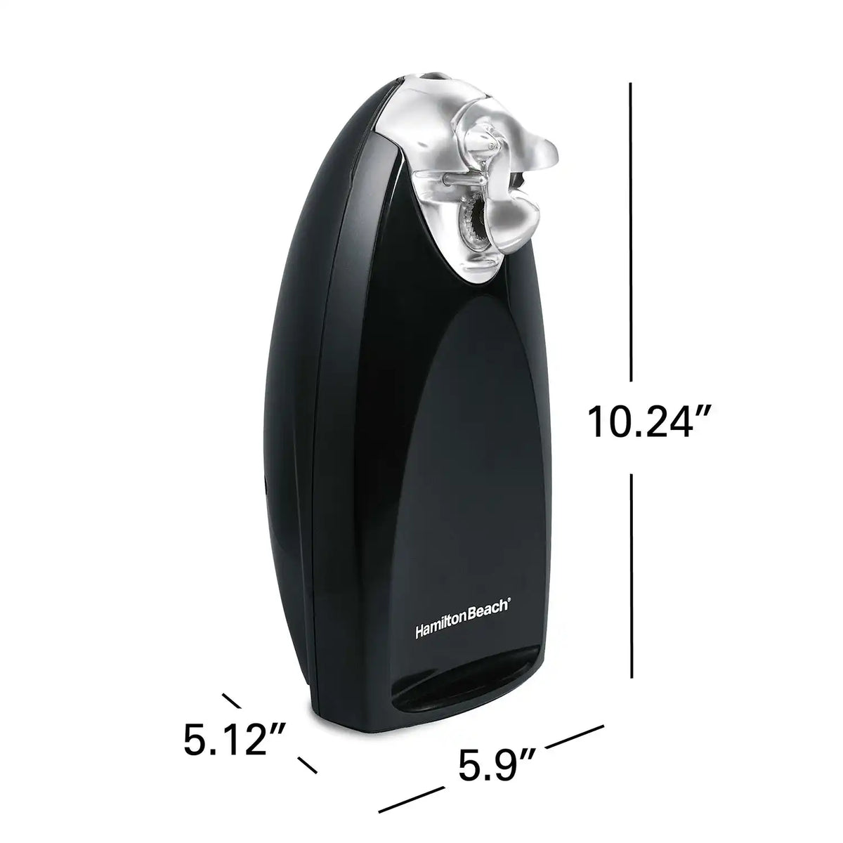 Classic Chrome Heavyweight Can Opener - Black