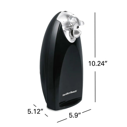Classic Chrome Heavyweight Can Opener - Black