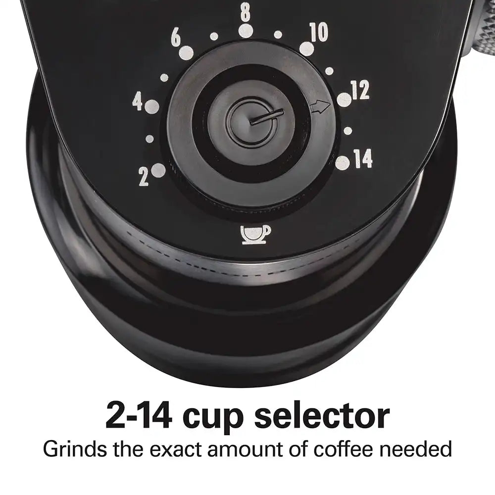 Hamilton Beach® Burr Coffee Grinder, Stainless, 80385