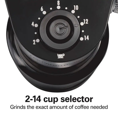 Hamilton Beach® Burr Coffee Grinder, Stainless, 80385
