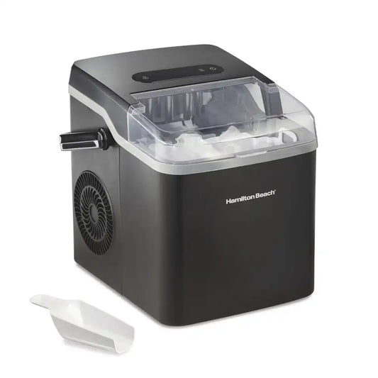 Countertop Bullet Ice Maker with Easy-Carry Handle, Black